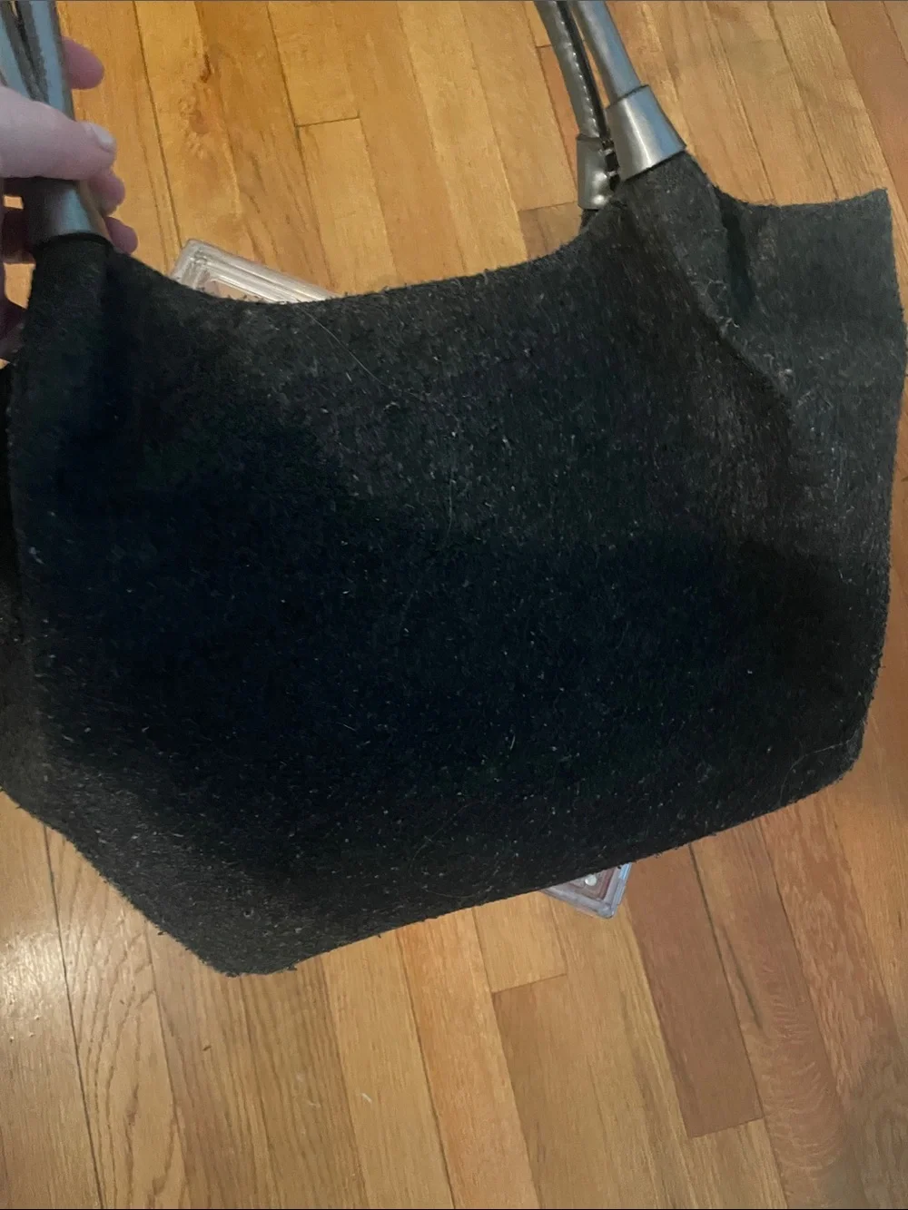 kate spade Black Studded Felt Tote